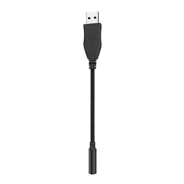 Aux ljudkabel USB till 3,5 mm hörlursadapter Hörlurskonverterare för Sam-sung Hua-wei