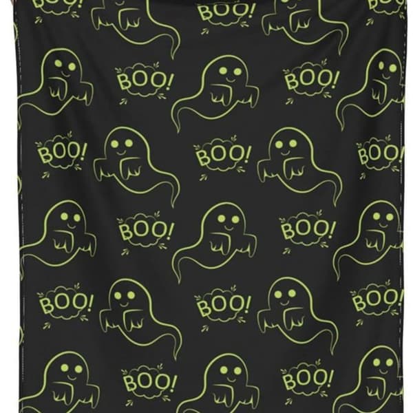 100CM x 150CM Halloween-teppe, perfekt for sofakvelder og senger - 23