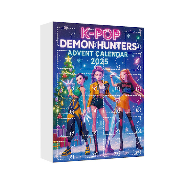 Julkalender 2025, K-Pop Devil Hunter Julkalender, Julklappar, Julgransdekorationer - Set A