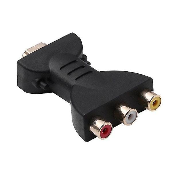 HDMI-kompatibel till 3 Rgb Rca Video Audio Adaptrar Komponentkontakt