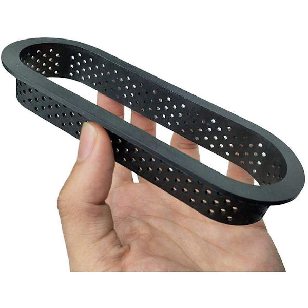 8 stk. Ovale Varmebestandige Perforerede Kage Mousse Ring Bageforme