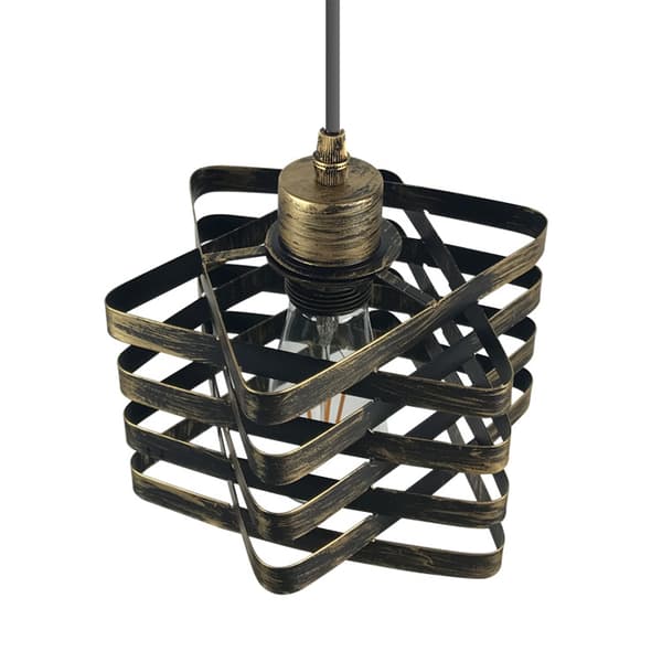 Kreativ stue retro industriel stil balkon trappe cha