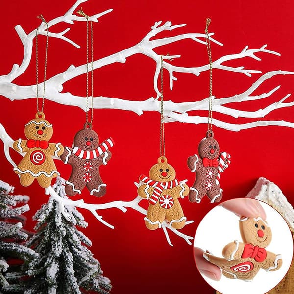 Pepparkaksgubbe Ornament För Julgran Blandade