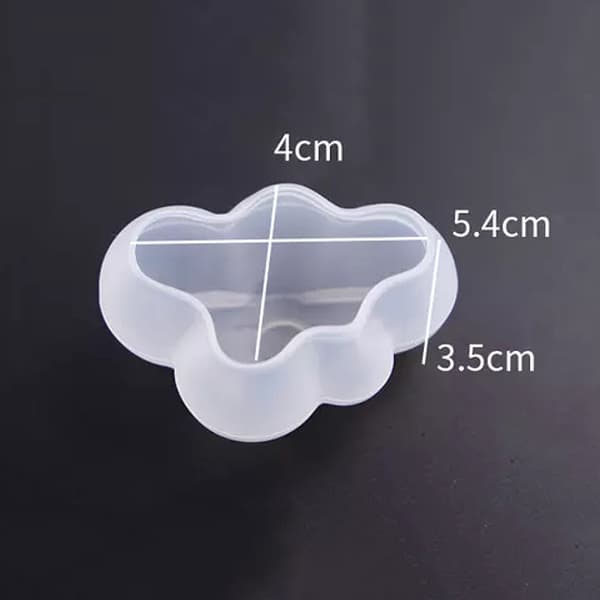3 stk 3D Skyform Silikonform for sjokolade, mousse, fondant og isbiter