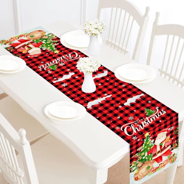 1 st julgrans- och tomtebordstablett Julduk J