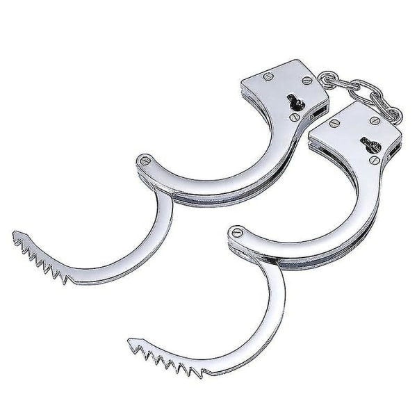 Double Lock Steel Police Edition professionella handbojor (silver)