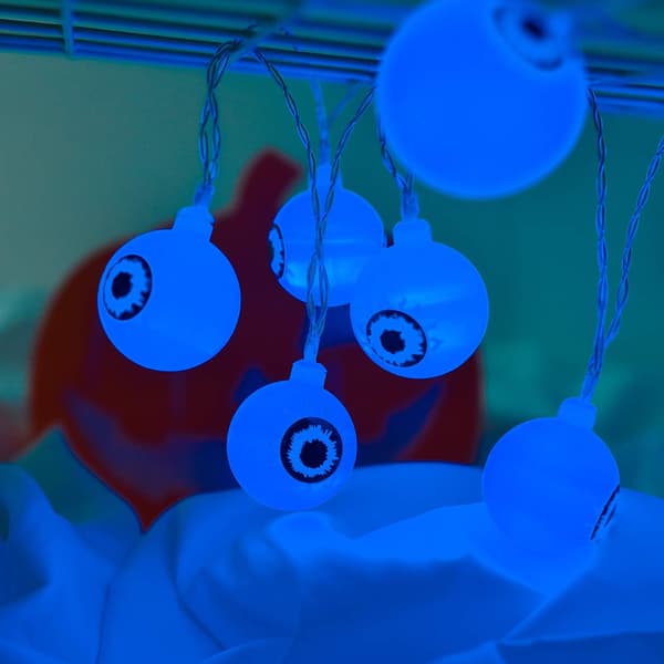 30 LED Halloween-silmämunavalosarja, 8 tilaa keijuvalot