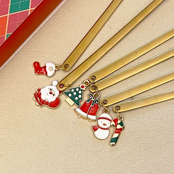 6-delars julskeds- och gaffelset, julklappsset
