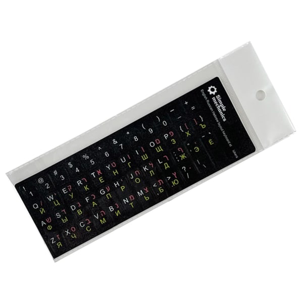 Multi bokstäver tangentbord klistermärke Cover för bärbar dator Desktop