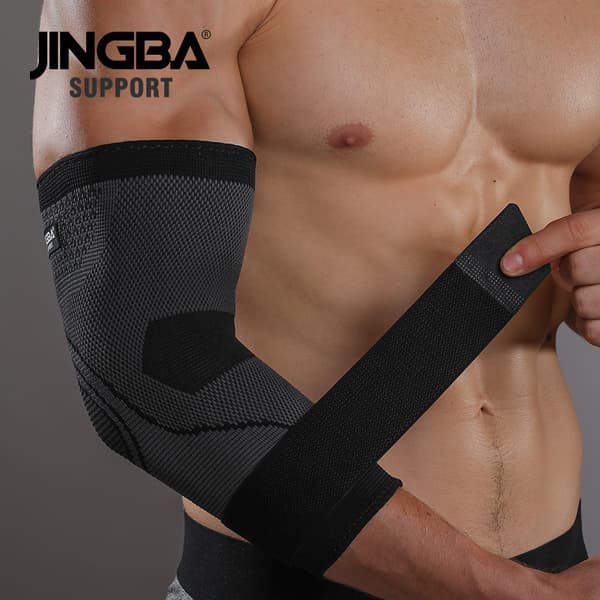 2-pack armbågsskydd med rem och kompressionseffekt för tendinit