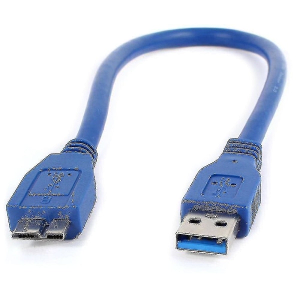 USB 3.0 Han - Micro-B Han Kabel Synkronisering och Laddning Strömledning