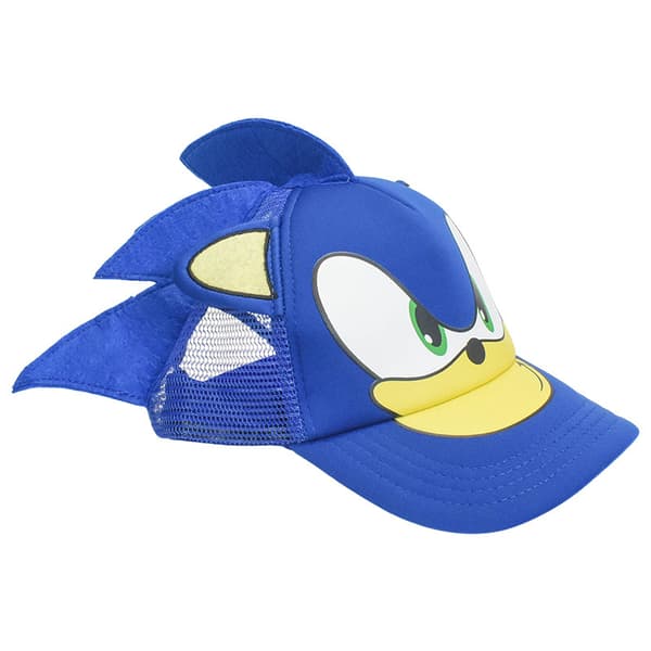 Tegneserie Sonic the Hedgehog Hat, Mesh Baseball Cap