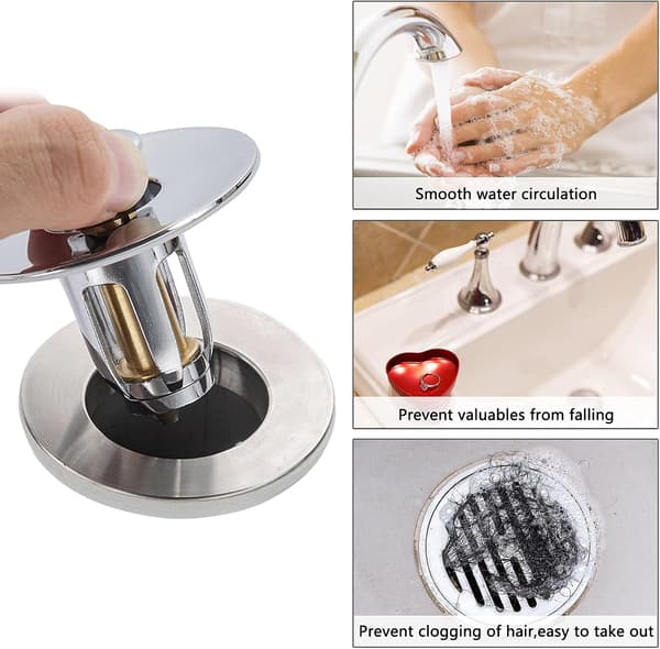 Pop Up-avloppstopp Universal Badkarstopp Pop Up-avlopp S