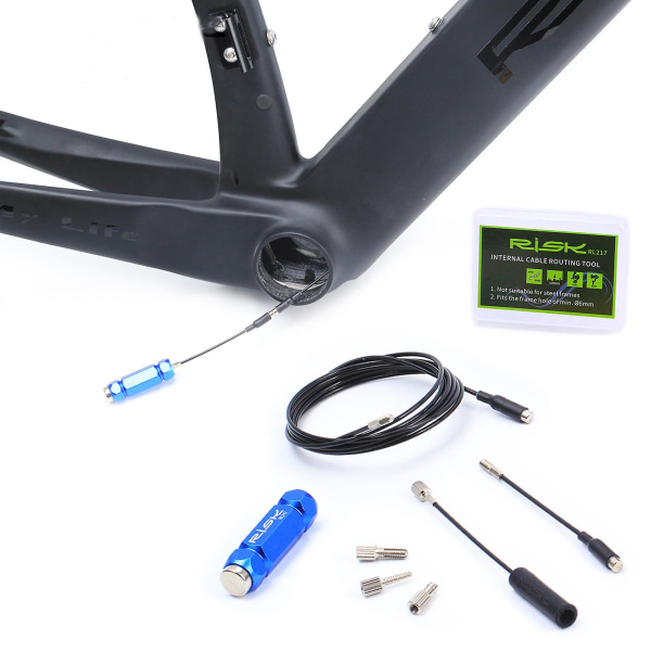Cykel internt kabeldragningsverktyg Stål Cykel Utbytbar trådväxel för mountainbike