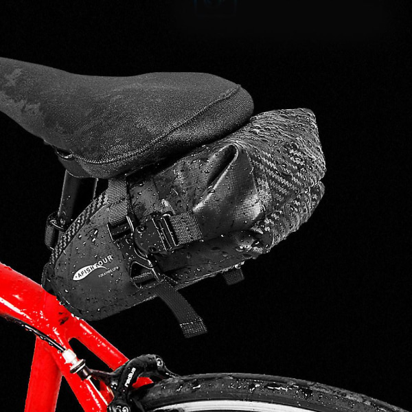 1,5l Cykelväska Cykelsvansväska Vattentät cykelsadelväska Mountain Road Cyklar Baksäten Väska Cykel Vattentät förvaringsväska Cykeltillbehör