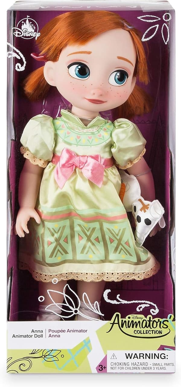 Anna-docka, Animator Collection, Frost, 39 cm / 15\" med Re