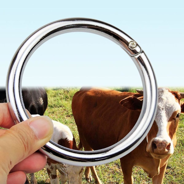 Metall gångjärnsbåge Anti-rost Hållbar nötring för lantbruksdjur utfodring