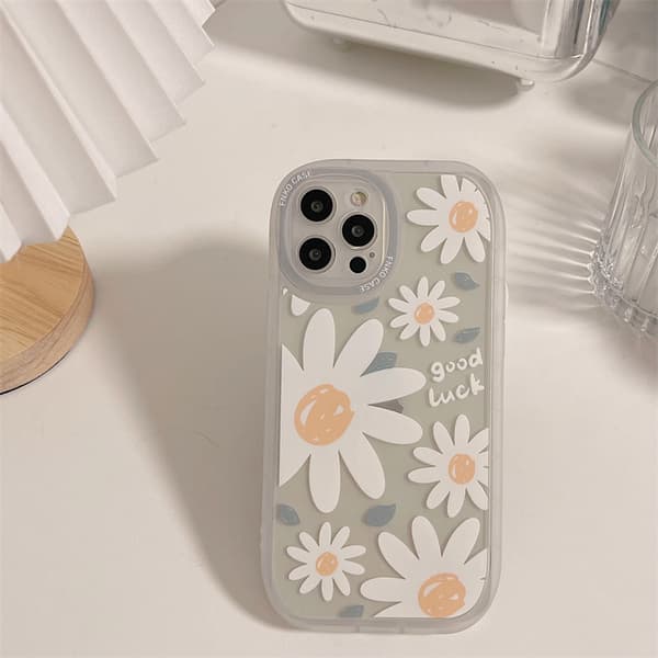 Til iPhone 13 Pro Max Cover - Sød Blomst Telefon Cover til Apple 13 Pro