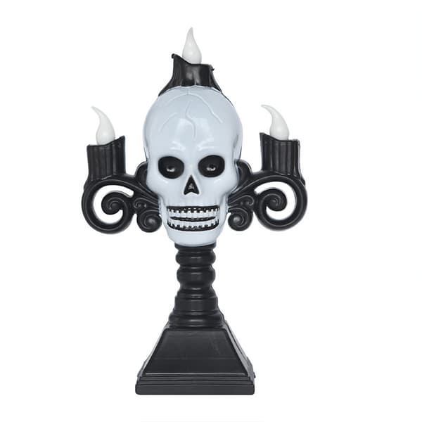3 Lys Halloween Lysestake, Halloween Lysestakeholder med L