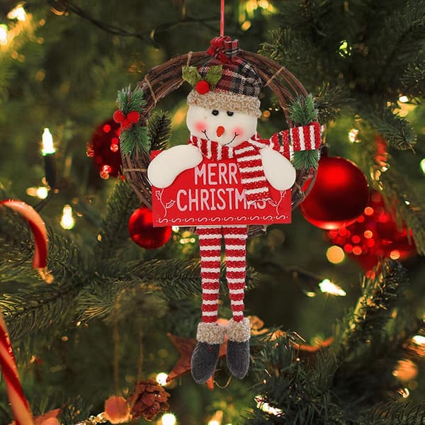 Juldocka Dörrkrans, Hängande Julkrans Girlander Dec