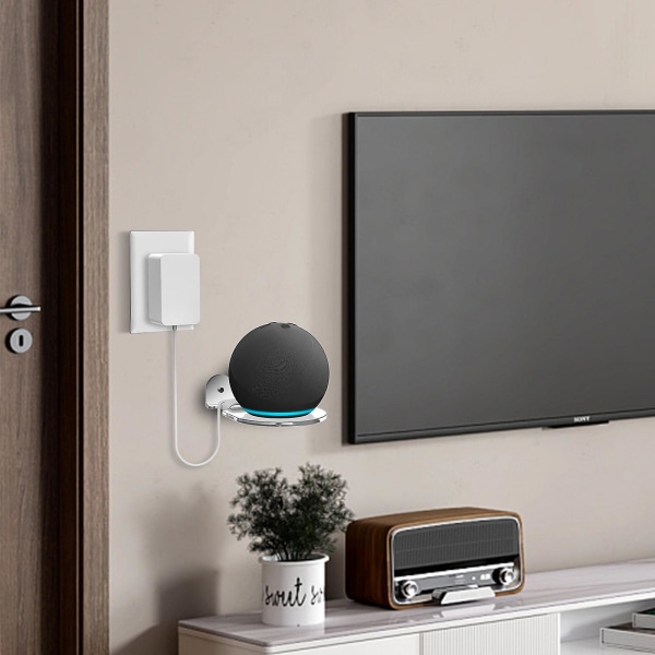Hängare Väggfäste Hållare För Echo Dot 4th Generation Smart Home Speaker Accs