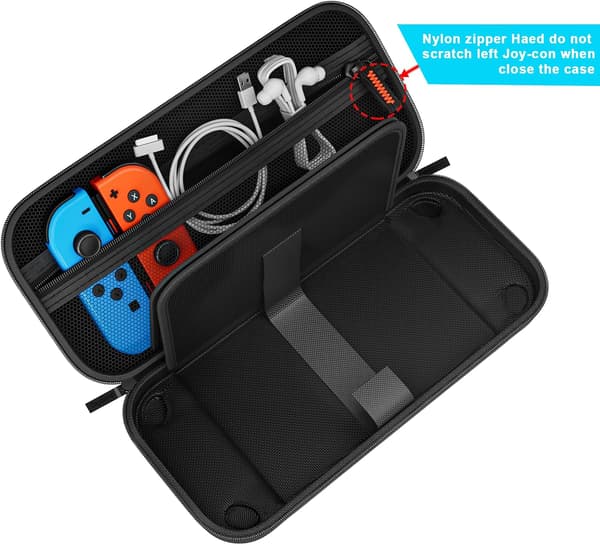 1-pack Etui (Svart) för Nintendo Switch och Switch OLED Pocket C