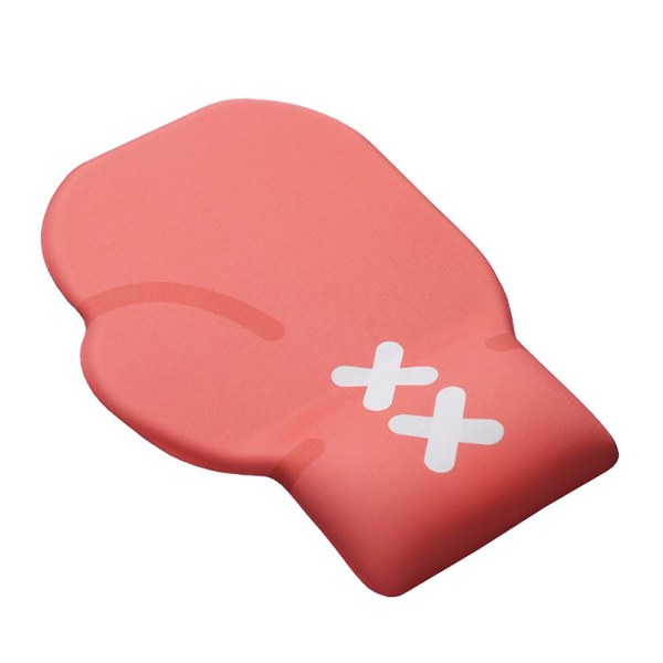 Boxningshandske tangentbord musmatta med gel handledsstöd, halkfri gummibas för kontor, spel