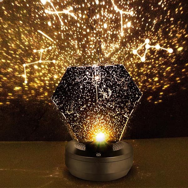 Julelys med 60 000 stjerner, stjernehimmel-projektor, DIY-montering, hjem