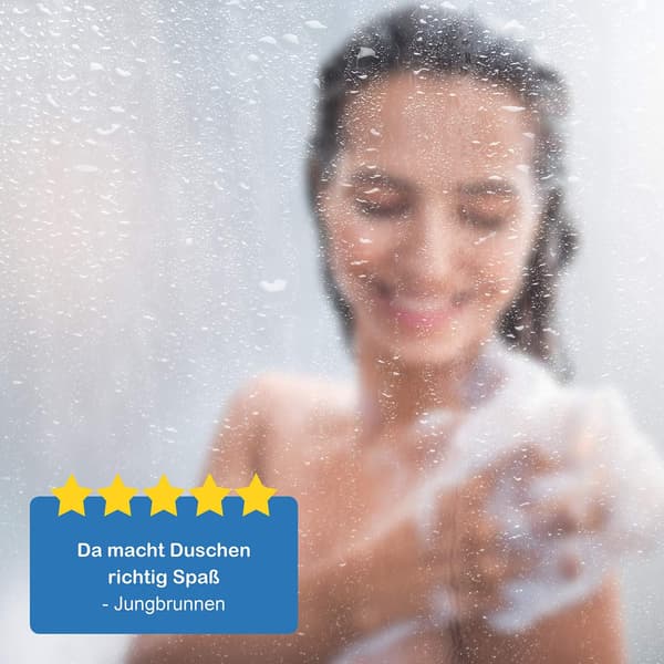 Vandbesparende Bruseshower med 5 Sprøjtefunktioner