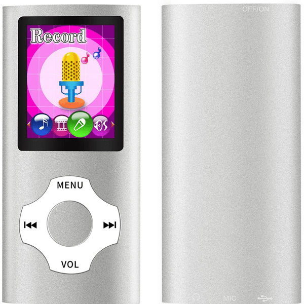 Digital, Kompakt og Bærbar MP3/MP4 Afspiller (Max Support 64GB)