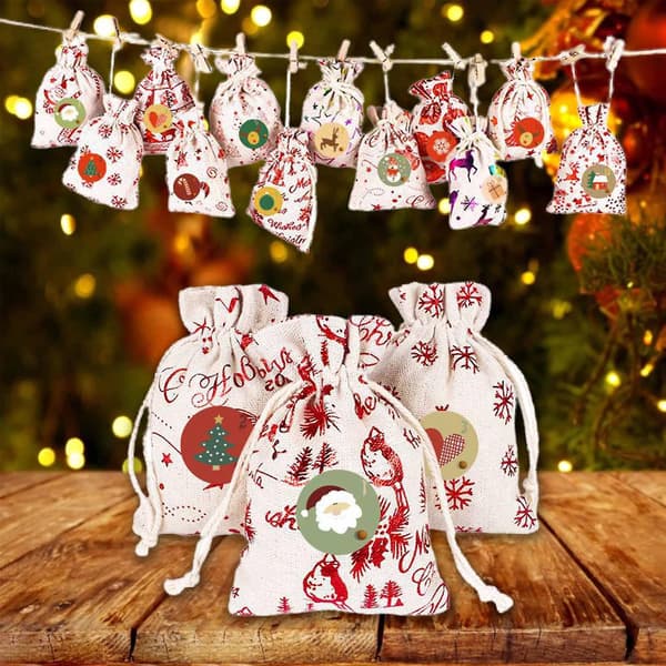 Julekalender Gavepose Sett Barn Bursdagsfest Bryllup