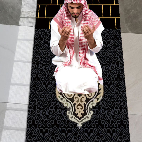 Muslimsk bön Matta Blomma för palats Islamisk Interaktiv bön Rituell matta Prydnad för Eid Ramadan Festdekoration Religiösa gåvor