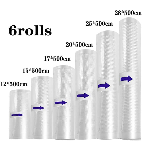Vakuumförpackningsrulle, Transparent 15*5m 1rulle