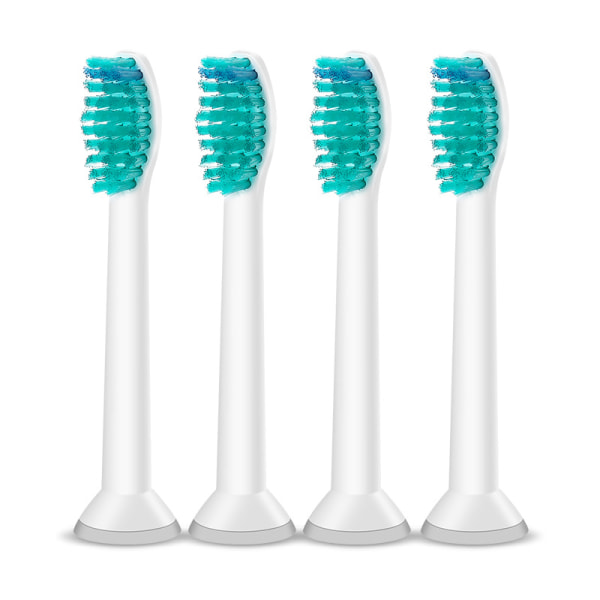 vitt tandborsthuvud Set med 4 elektriska tandborstborsthuvuden