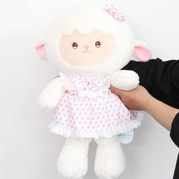 Plush får med kläder Ewe Doll Vilda djur Lamm Mjuk Plu