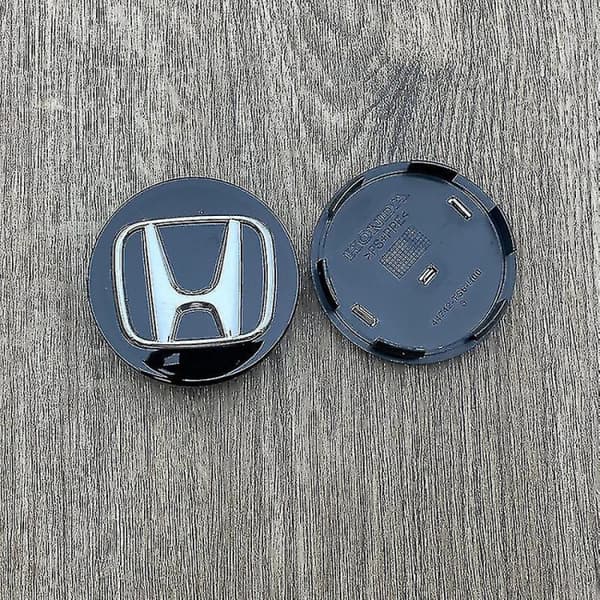 Sorte 69mm Honda Bil Logo Senterhette Navhette Logo Badge (Passer