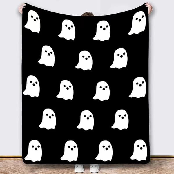 150CM x 200CM Halloween Tæppe, Perfekt til Sofaer og Senge - 44