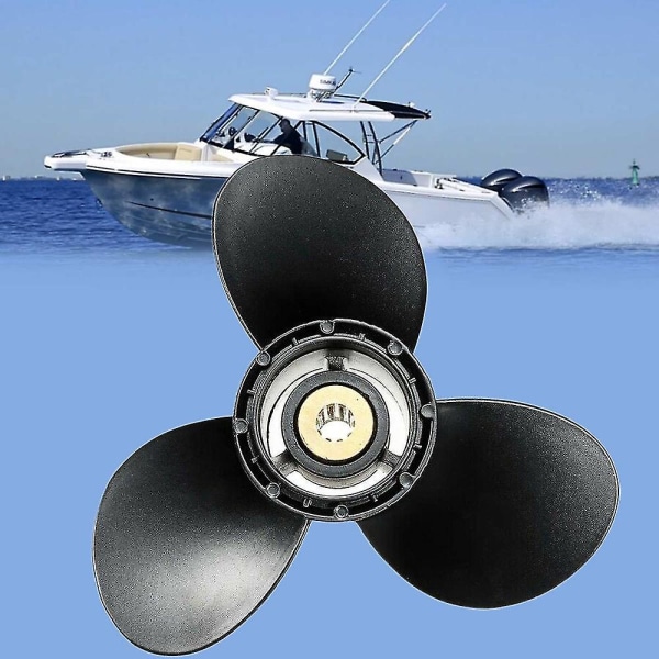 9 1/4 X 9 båt utombordare propeller passar för 8-20 hk 58100-93723-019 marin propeller aluminiumlegering 10