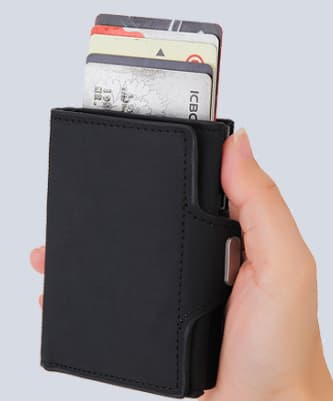 Mini lompakko aitoa nahkaa I Lompakko RFID-suojalla
