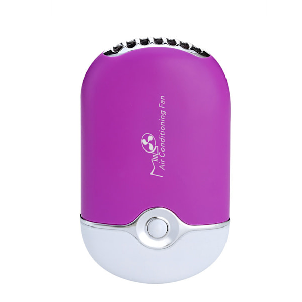 Bärbar USB & Minifläkt Uppladdningsbar Elektrisk luftkonditionering Kylning Kylning Ögonfransar Ögonfransförlängning Nageltork purple