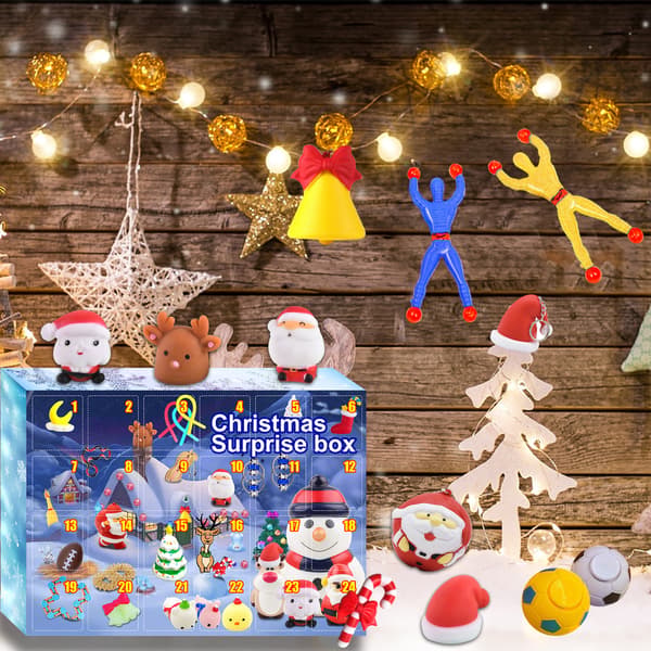 24 Dagar Julkalender Leksakssats, Jul Leksak Adve