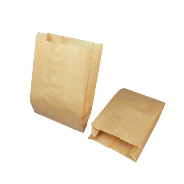 100 brune papirsposer 6 x 22 cm, gavepose/feriepose/kommer