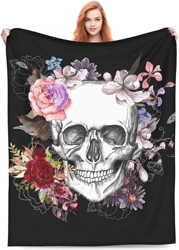 100CM x 150CM Halloween-teppe, perfekt for sofakvelder og senger - 16
