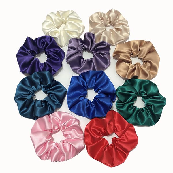 Store silke hårringe hårtilbehør elegant satin n