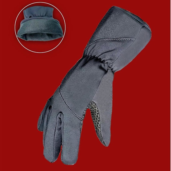 Elvärme thermal handske med justerbart handledsband Helfingerhandskar