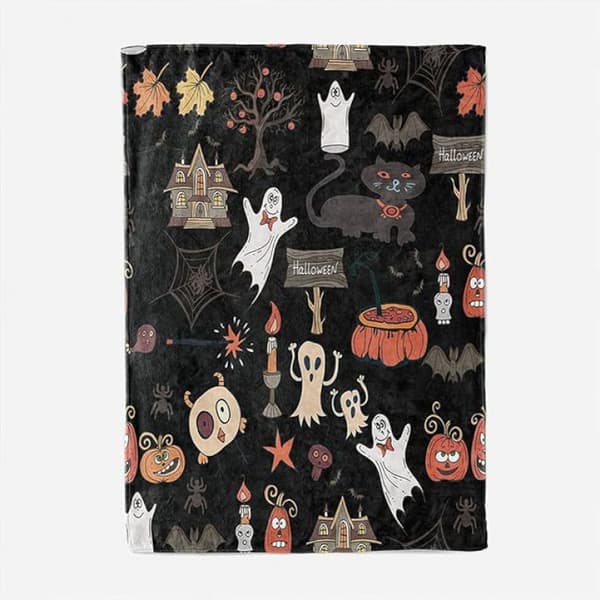 150CM x 200CM Halloween-teppe, perfekt for sofaparty-senger-10