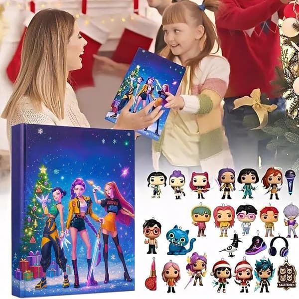 K-Pop Demon Hunter Julekalender, Jule Nedtællingskalender Blind Box - Demon Hunter Version A