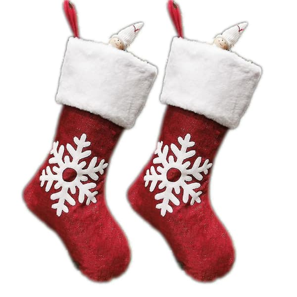 Julestrømper, til juledekorationer 2 stk