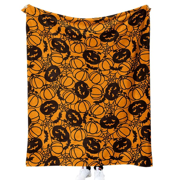 100CM x 130CM Halloween Tæppe, Perfekt til Sofaer og Senge - 70