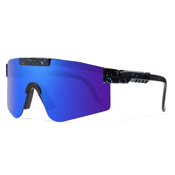 Solglasögon med vindtät beläggning, europeiska och amerikanska utomhussportglasögon för cykling, PC icke-polariserad 5